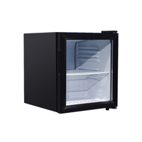 Réfrigérateur de comptoir vitré noir EFI C1-52GDCT 52L