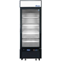 Atosa MCF8720GR 27-Inch Black Glass Door Display Freezer Merchandiser
