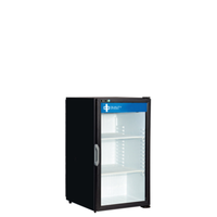 QBD DC7-HC 6.79 cu. ft. Black Countertop Display Cooler