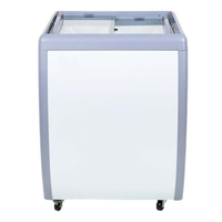 EFI 26.2-Inch Glass Top Ice Cream Novelty Freezer FCFG-26