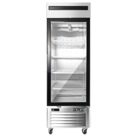 Congélateur d'affichage EFI F1-27GDSVC Versa-Chill de 27 pouces à porte vitrée simple