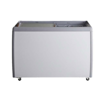 EFI FCFG-50 49.6-Inch Glass Top Ice Cream Novelty Freezer, 13.1 Cu. Ft.