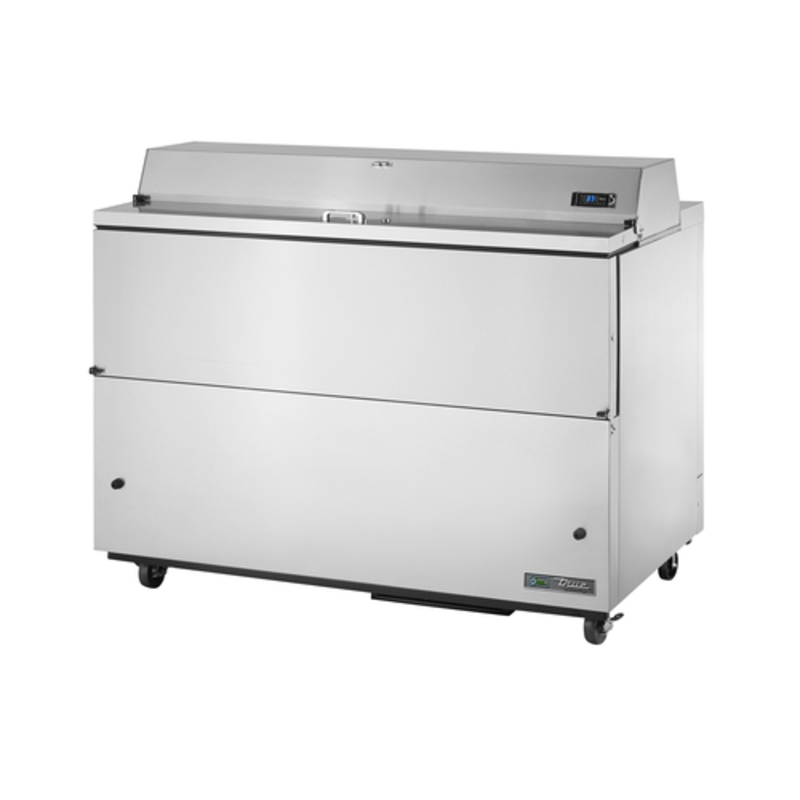 True TMC-58-S-SS-HC 58-Inch Stainless Steel Mobile Milk Cooler Station