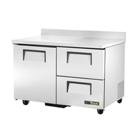 True TWT-48D-2-HC 48-Inch 1-Door 2-Drawer Commercial Worktop Refrigerator