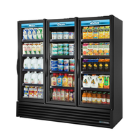 True FLM-81~TSL01 80.75-Inch Three-Door Refrigerated Glass Merchandiser