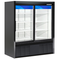 Habco ESM14SL60HC 47-Inch Two-Section Sliding Glass Door Display Refrigerator