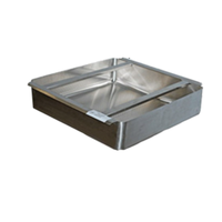Omcan 28488 Heavy-Duty Stainless Steel Pre-Rinse Basket 19.5" x 19.5"