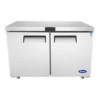 Atosa MGF8403GR 60-Inch Two-Door Commercial Undercounter Refrigerator