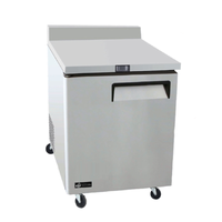 Congélateur de comptoir à charnière gauche avec dosseret EFI Versa-Chill FWDR1-27VC-L 27,5 po