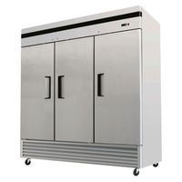 Réfrigérateur commercial ventilé 3 portes pleines à portée de main EFI C3-82VC Versa-Chill 208 cm