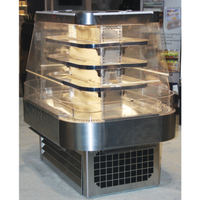 Howard-McCray SC-OD42I-5-B-LED 60-Inch Black Open Island Display Cooler with LED Lighting