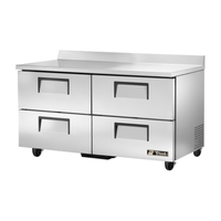 True TWT-60D-4-HC 60-Inch 4-Drawer Commercial Worktop Refrigerator