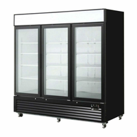 Réfrigérateur vitrine commercial à trois portes EFI C3-82GDVC Versa-Chill de 82 pouces