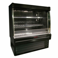 Howard-McCray SC-OD35E-6L-B-LED 75-Inch Black Endless Open Dairy Display Case