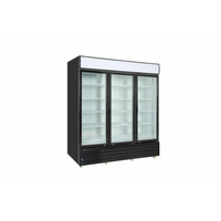 Kool-It KGM-75 73 Cu. Ft. 3-Door Glass Merchandiser Refrigerator