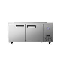 Atosa MGF67GR 67-Inch Side Mount Worktop Cooler 18.5 Cu. Ft.