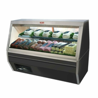 Howard-McCray SC-CDS35-6-BE-LED 71-Inch Double-Duty Refrigerated Deli Service Case with LED Lighting