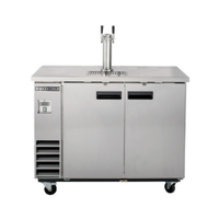 Maxx Cold MXBD48-1SHC 48-Inch Commercial Dual-Faucet Kegerator and Draft Beer Cooler