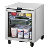 True SPEC3 27.63-Inch Glass Door Commercial Undercounter Refrigerator TUC-27G-HC~SPEC3