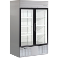 Habco SE46HCSAG 47.5-Inch Two-Door Glass Reach-In Merchandiser Refrigerator