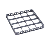 Omcan 33872 Commercial 4-Row Cup Rack Extender - 19.75" x 19.75"