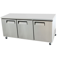 Réfrigérateur de comptoir commercial à 3 portes EFI Versa-Chill CUDR3-72VC de 72,7 pouces