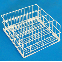 Lamber CC00075 Coated Stainless Steel Inclined Glasswasher Rack (16x16)