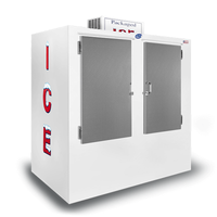 Leer TD120UASP 120 Cu. Ft. Solid Door Outdoor Ice Merchandiser