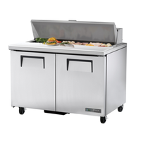 True Refrigeration TSSU-48-12-HC 48-Inch Two-Door Sandwich and Salad Prep Table