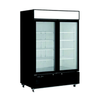 Réfrigérateur commercial en verre à deux portes de 48 pouces EFI C2-48GDVC