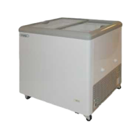 Maxx Cold MXF31F 31.5-Inch Glass Top Mobile Ice Cream Freezer
