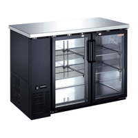 New Air NBB-48-SG-N 49-Inch Glass Door Refrigerated Back Bar Cooler