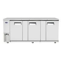 Atosa MBB90GR 89.3-Inch Solid Door Commercial Back Bar Refrigerator