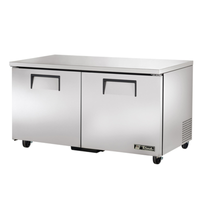 True TUC-60F-HC 60-Inch Solid Door Commercial Undercounter Freezer