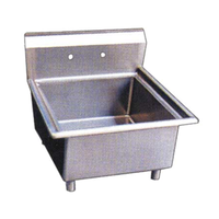 Omcan 22118 Single Compartment Heavy-Duty Pot Sink, 24" x 24"