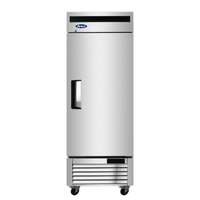 Atosa MBF8532GR 25.6-Inch One-Section Solid Door Reach-In Refrigerator