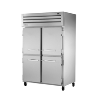 True STA2R-4HS-HC SPEC SERIES 52.63-Inch Two-Section Solid Half-Door Refrigerator