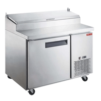 New Air NPT-044-PI 44.63-Inch One-Door Refrigerated Pizza Prep Station