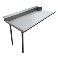 EFI SICT96L 96-Inch Stainless Steel Straight Clean Dishtable - Right-to-Left