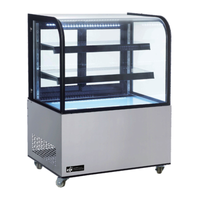 EFI CGCM-3648 36-Inch Curved Glass Refrigerated Bakery Showcase, 10.4 Cu. Ft.