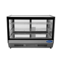 Atosa CRDS-56 35.5-Inch Straight Glass Countertop Refrigerated Display Case, 5.6 Cu. Ft.