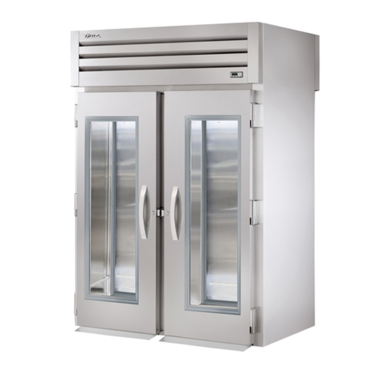 True STR2RRT-2G-2S-HC 68-Inch Spec Series Roll-Thru Refrigerator with Glass Front Doors