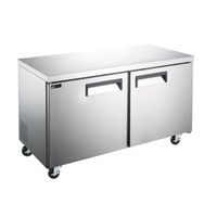 EFI FUDR2-60VCX 60.2-Inch Solid Door Commercial Undercounter Freezer