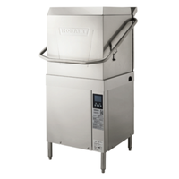 Hobart AM16-BAS-10 High-Temperature Door-Style Commercial Dishwasher - 60 Racks/Hr