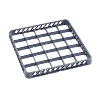 Omcan 33873 Commercial 5-Row Dishwasher Cup Rack Extender, 19.75" x 19.75"