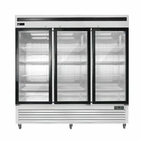 Congélateur d'affichage en verre à trois portes EFI F3-82GDSVC Versa-Chill de 81,9 pouces