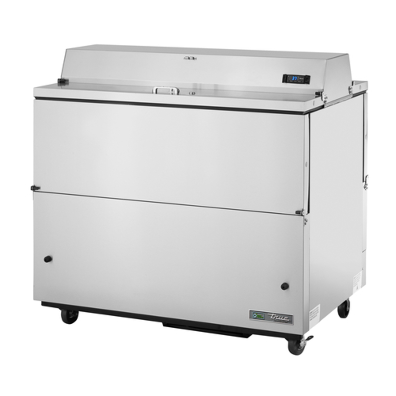 True Refrigeration TMC-49-S-DS-SS-HC 49-Inch Dual-Access Mobile Milk Station