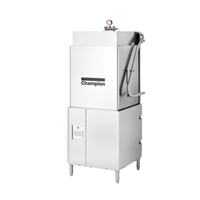 Champion DH-6000T Extended Clearance High Temperature Door-Type Dishwasher - 60 Racks/Hr