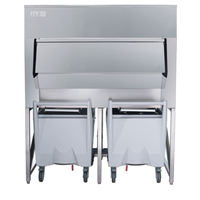 ITV Ice Makers SCD-1400 60-Inch Ice Storage Bin and Transport Cart System