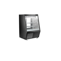 EFI CDCBS-36 36.3" Flat Glass Refrigerated Deli Showcase - Black, 16.5 Cu. Ft.